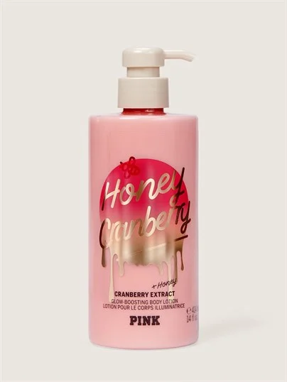 Pink Honey Cranberry Saf Bal Ve Kizilcik Ozlu Parlaklik Veren Vücut Losyonu