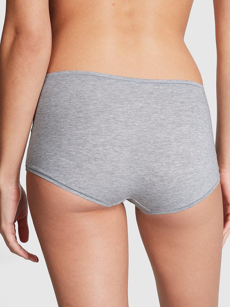 Pink Logolu Pamuklu Boyshort Kulot arka görünümü