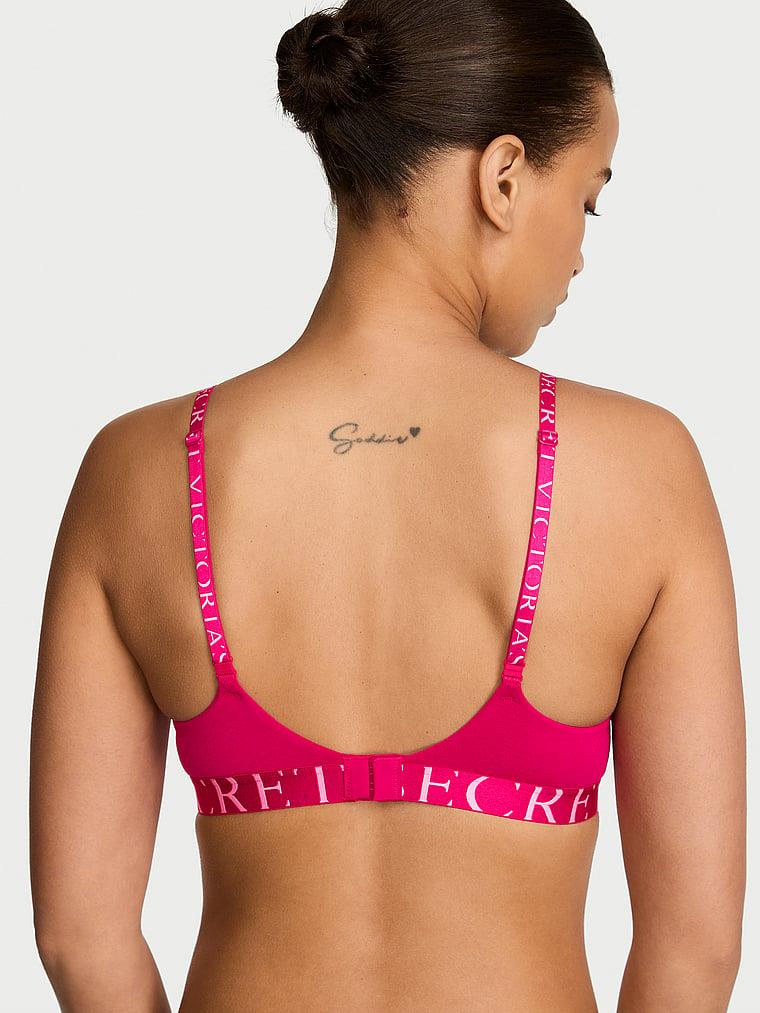 Perfect Shape Pamuklu Logo Detayli Push Up Sütyen arka görünümü