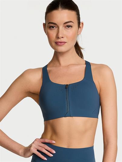 Yeni Stil! Featherweight Max Önden Fermuarli Sporcu Sütyeni
