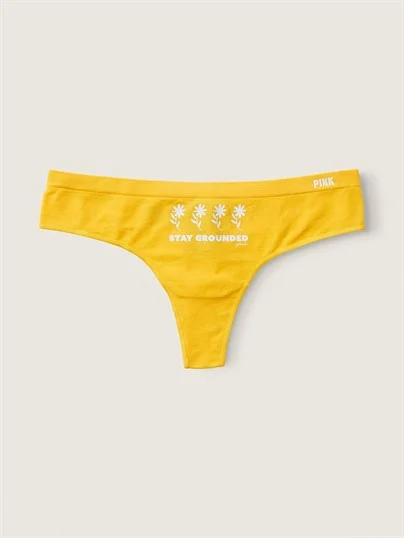 Pink Seamless Tanga Ic Camasiri ön görünüm