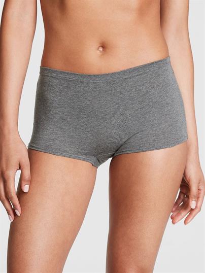 Pink Pamuklu Boyshort Kulot