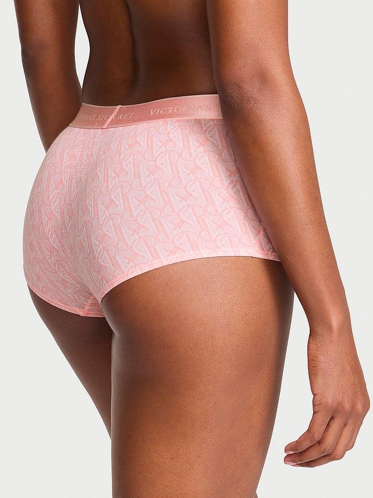 Logolu Pamuklu Boyshort Kulot arka görünüm