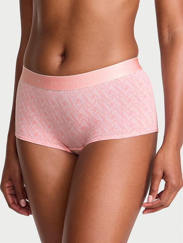 Logolu Pamuklu Boyshort Kulot