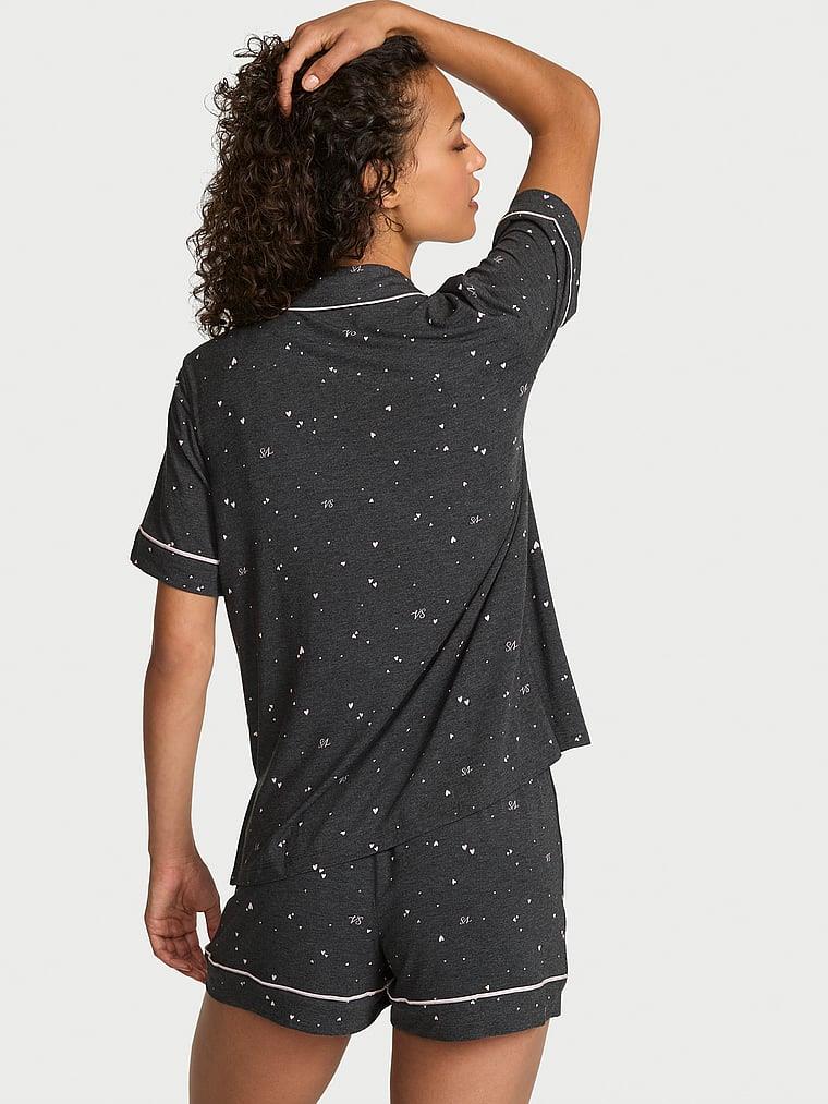 Modal Kısa Pijama Takimi arka görünüm