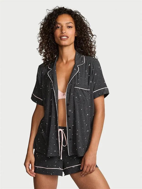 Modal Kısa Pijama Takimi ön görünüm