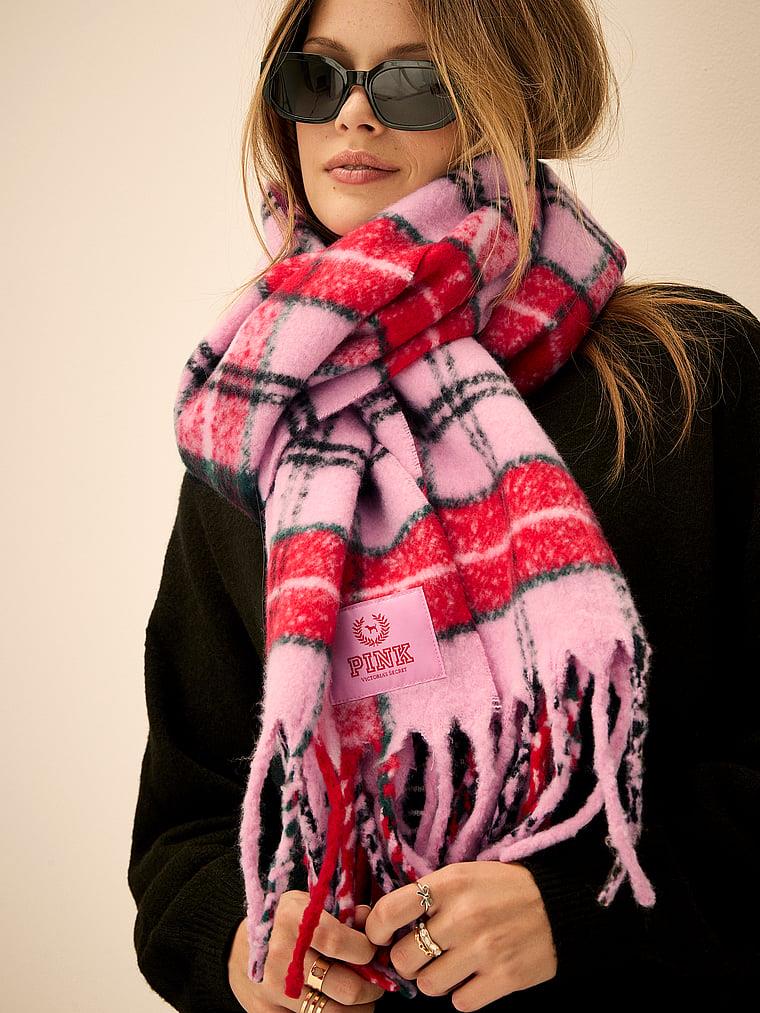 Pink Oversize Sal arka görünüm