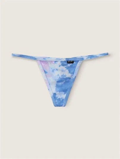Pink Pamuklu V String Kulot
