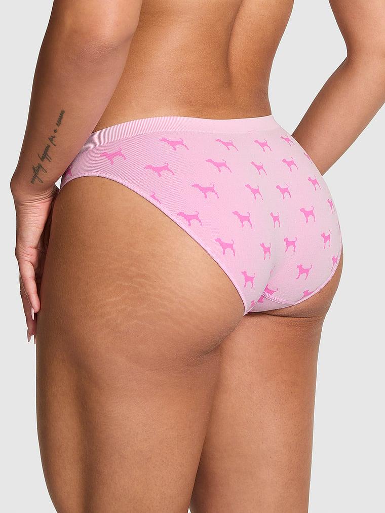 Pink Seamless Bikini Kulot arka görünümü