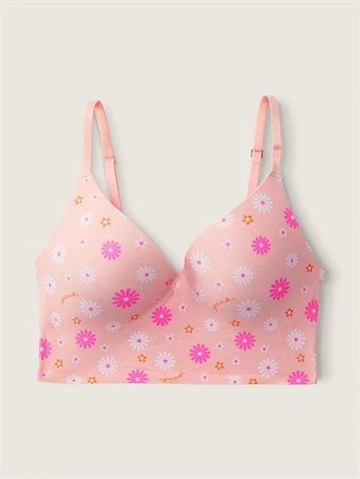 Pink Loungin Balensiz Push Up Sütyen ön görünüm