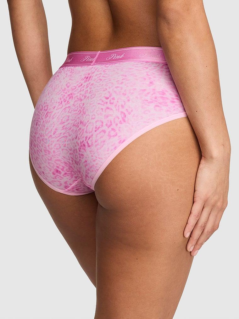 Pink Logolu Pamuklu Hiphugger Kulot arka görünümü
