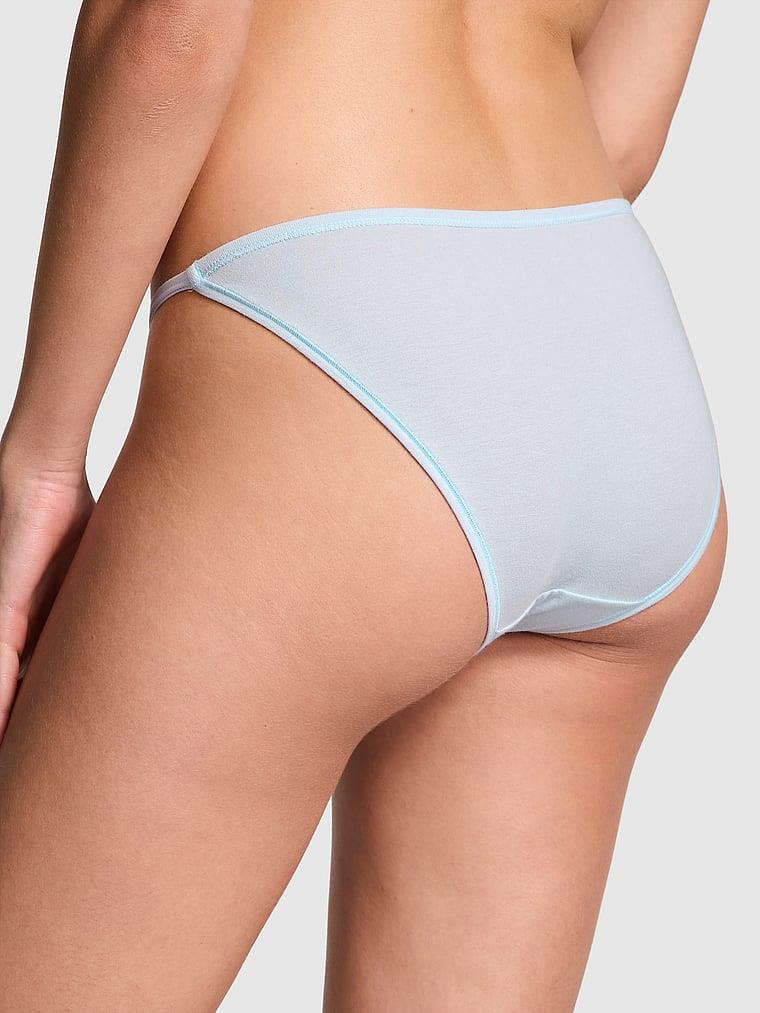 Pink Pamuklu Askili Bikini Kulot arka görünümü