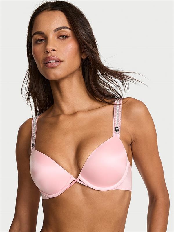Işıltılı Askili Push Up Sütyen