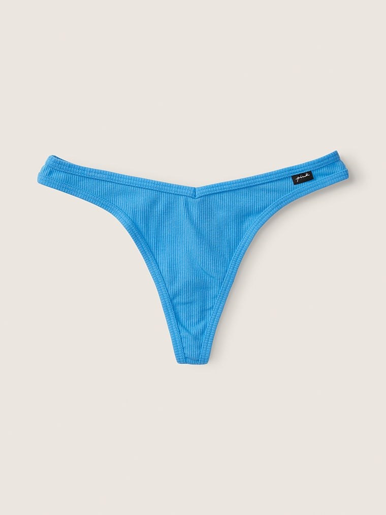 Pink Pamuklu Tanga Kulot arka görünümü