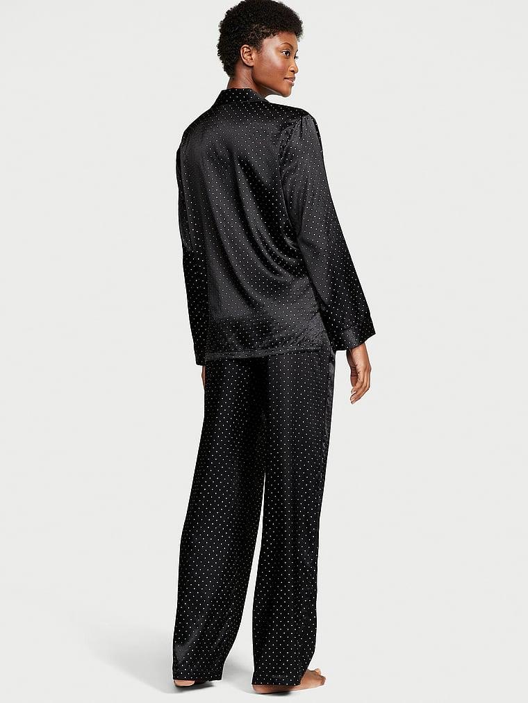 Damla Saten Pijama Takimi arka görünümü