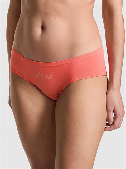Pink Seamless Hiphugger Kulot ön görünüm