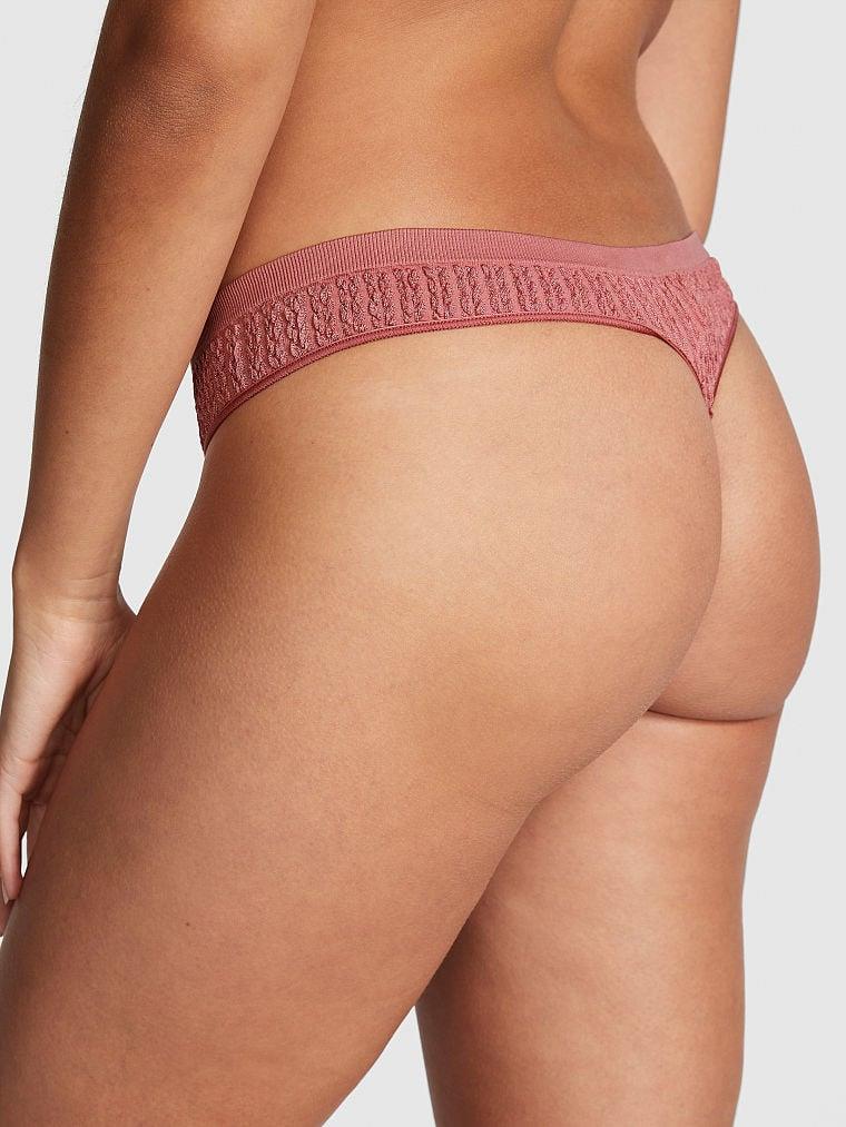 Pink Seamless Tanga arka görünümü