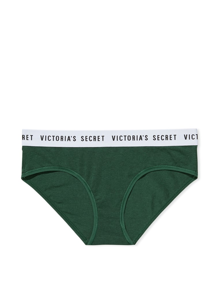 Victorias Secret Esnek Pamuk Logo Hiphugger Kulot arka görünümü