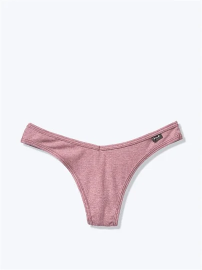 Pink Pamuk Tanga Kulot