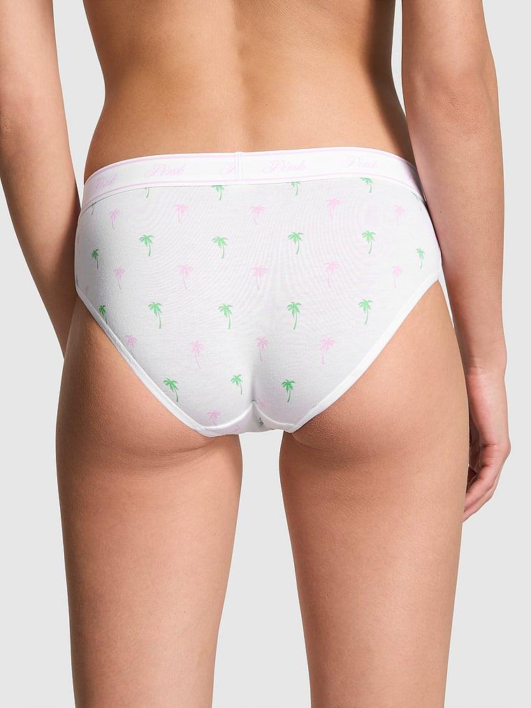 Pink Logolu Pamuklu Hiphugger Kulot arka görünümü