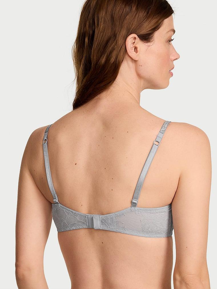 Dantelli Gradyan Işıltılı Bandeau Sütyen arka görünüm