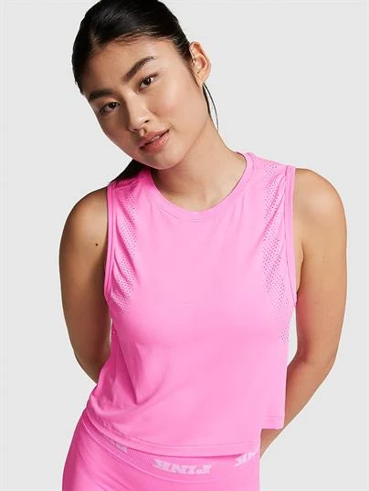 Pink Seamless Dokumlu Atlet