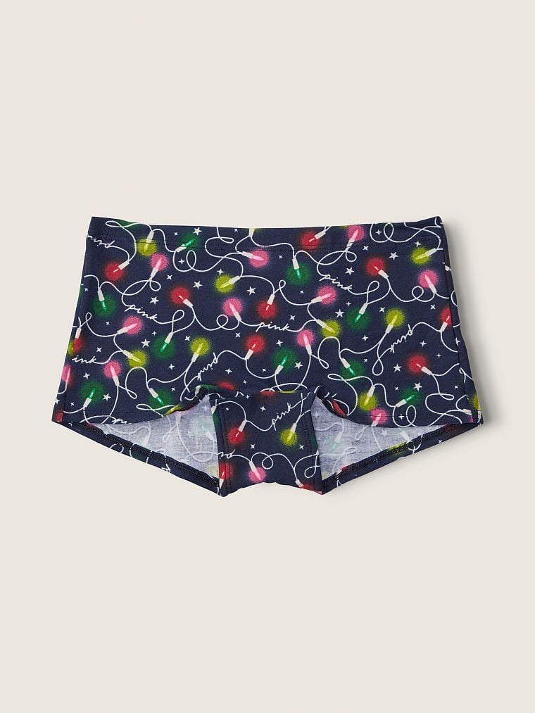 Pink Pamuk Boyshort Kulot arka görünümü