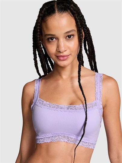 Pink Seamless Hafif Astarli Bralet