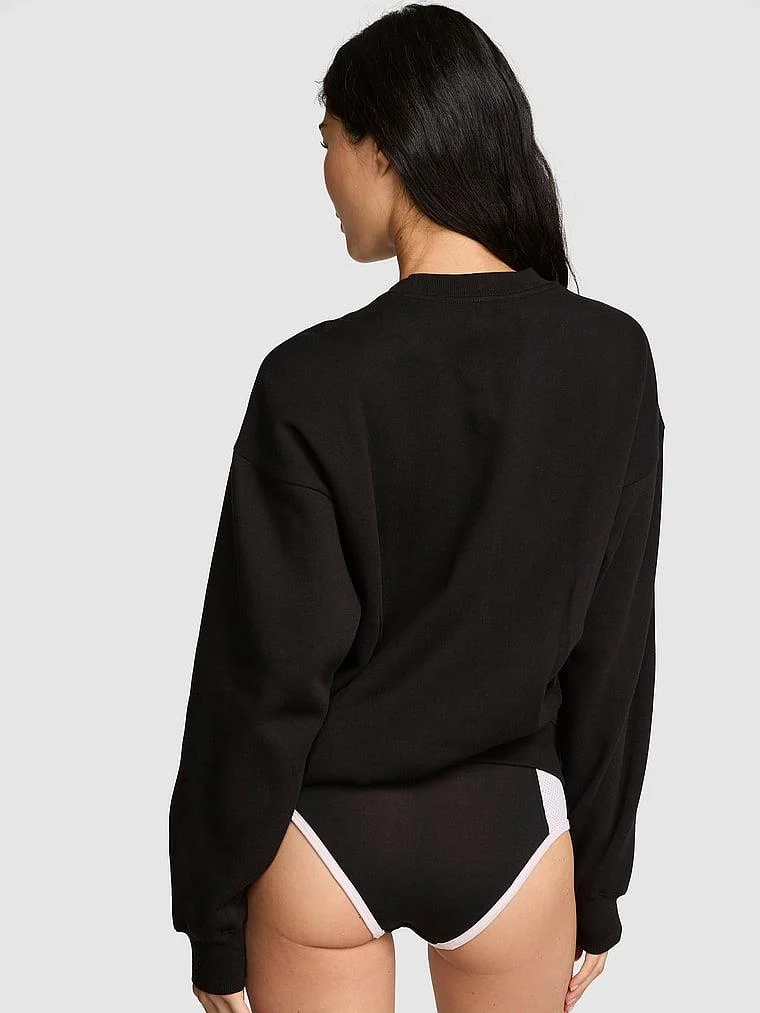 Pink Ivy Oversize Bisiklet Yaka Sweatshirt arka görünümü