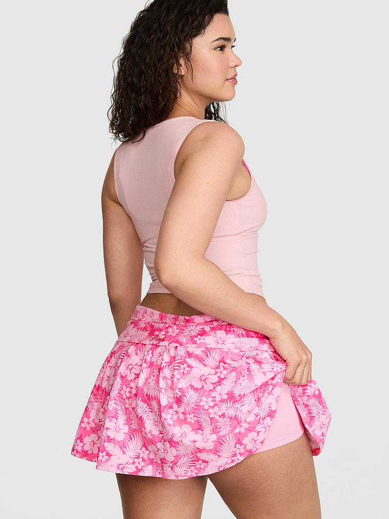 Pink All Day Katlanabilir Belli Mini Etek arka görünümü