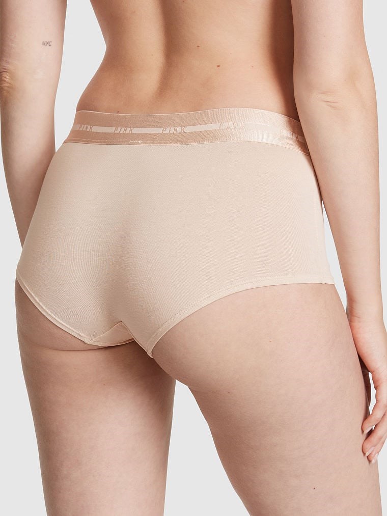 Pink Logolu Boyshort Kulot arka görünümü