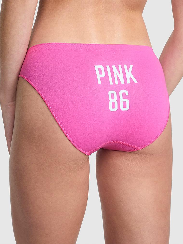 Pink Seamless Bikini Kulot arka görünümü