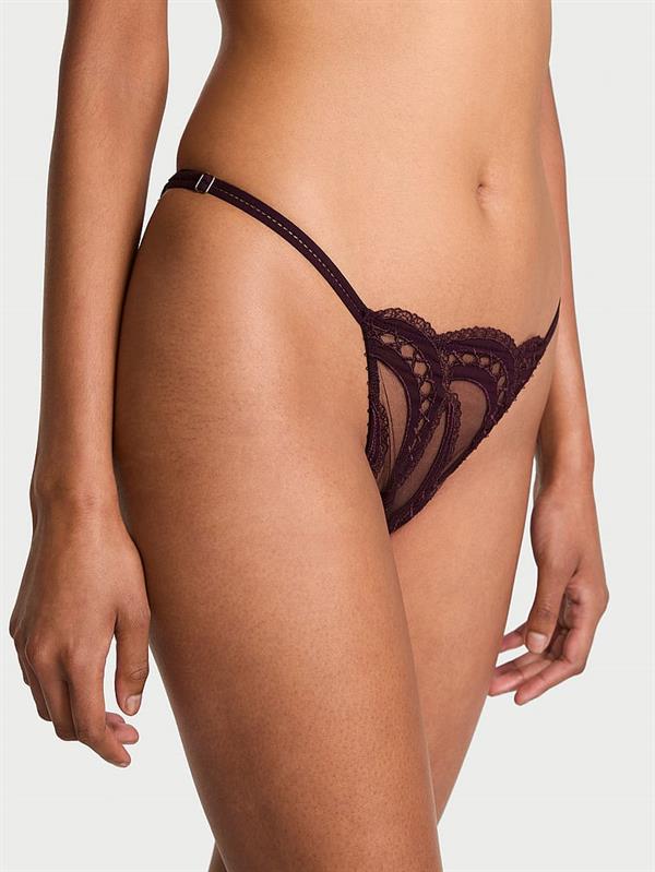 Islemeli Ayarlanabilir Askili Bikini Kulotu