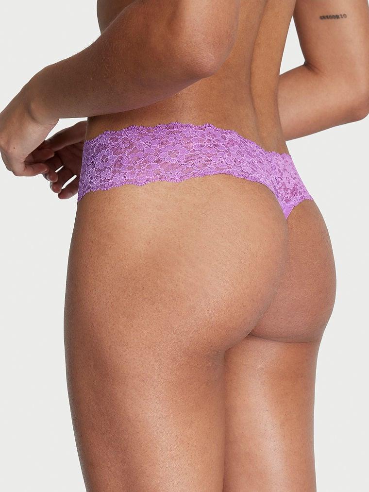 Posey Beli Dantelli Pamuklu Tanga arka görünüm