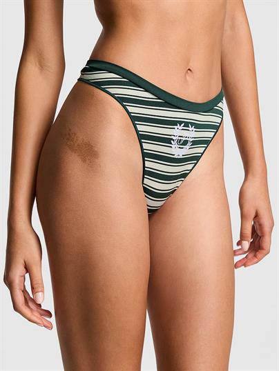 Pink Seamless Derin Bacak Kesim Tanga