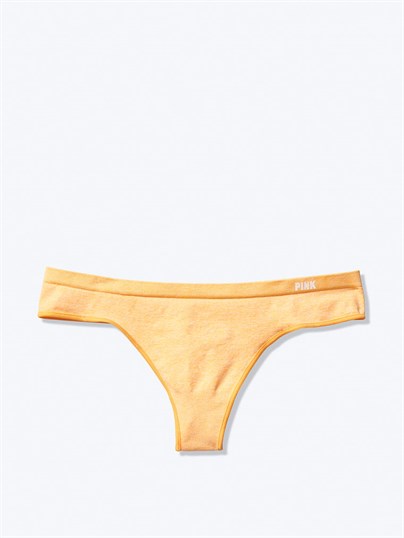 Pink Seamless Tanga Kulot