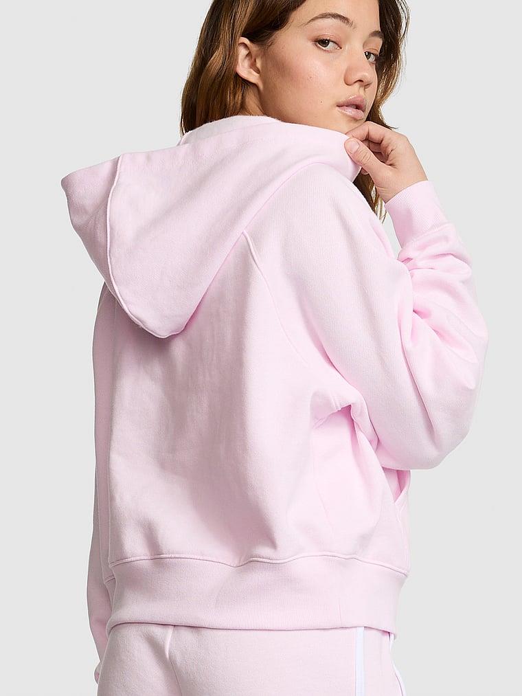 Pink Kampus Kapusonlu Sweatshirt arka görünümü