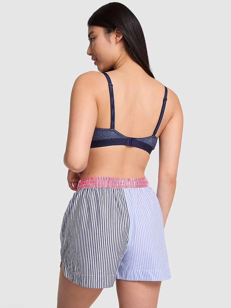 Pink Boyfriend Boxer Pijama Sortu arka görünümü