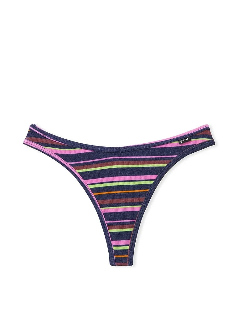 Pink Pamuklu Tanga arka görünüm