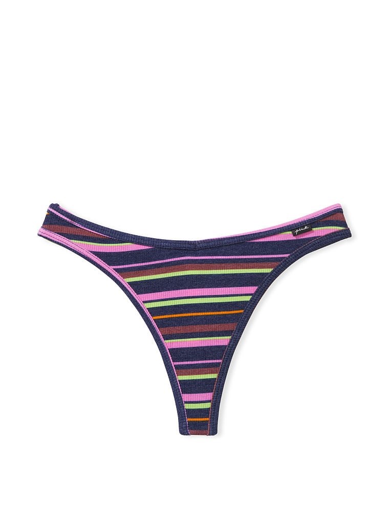 Pink Pamuklu Tanga arka görünümü