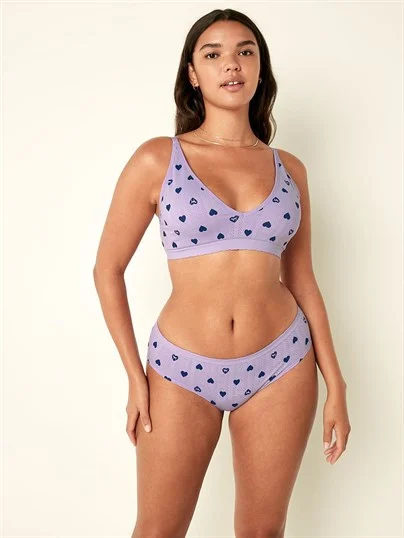 Pink Seamless Hipster Ic Camasiri