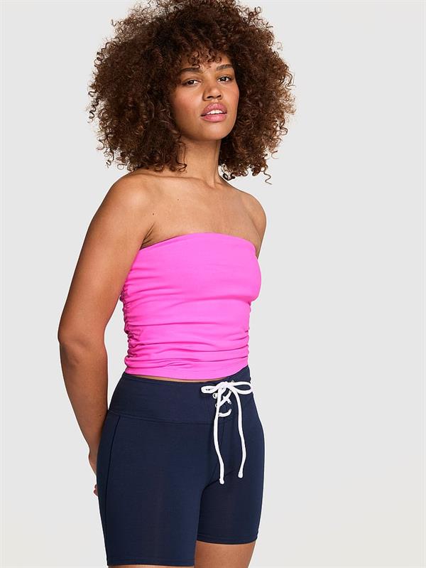 Pink All Day Pamuklu Buzgulu Straplez Bustiyer