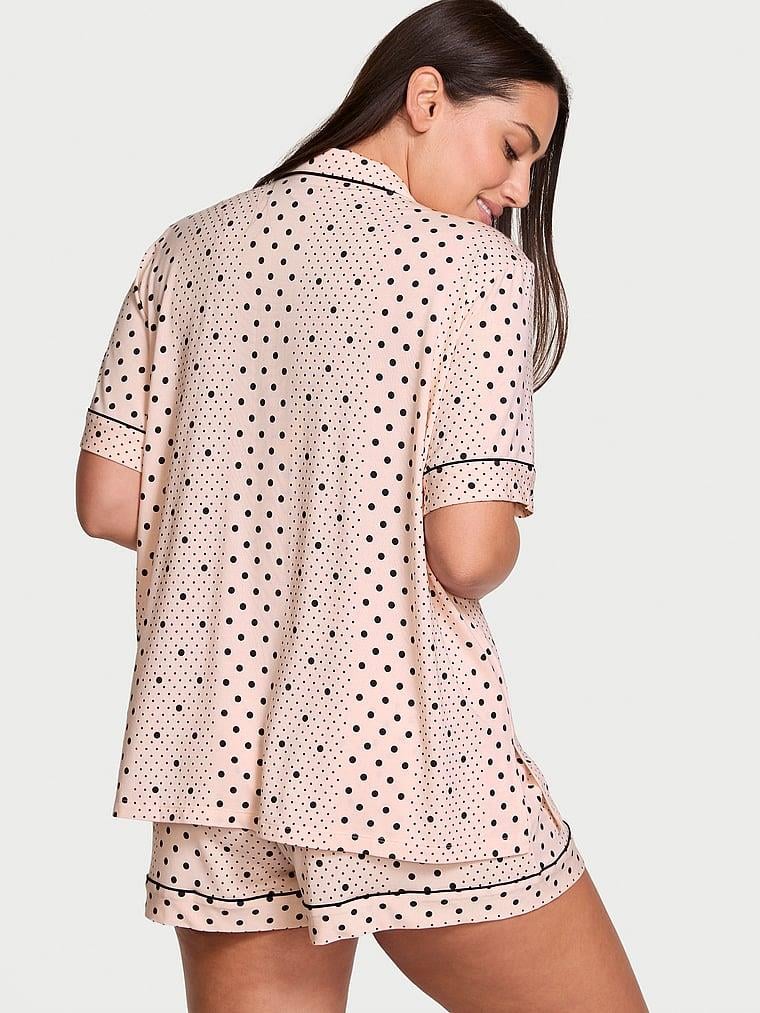 Modal Kısa Pijama Takimi arka görünüm