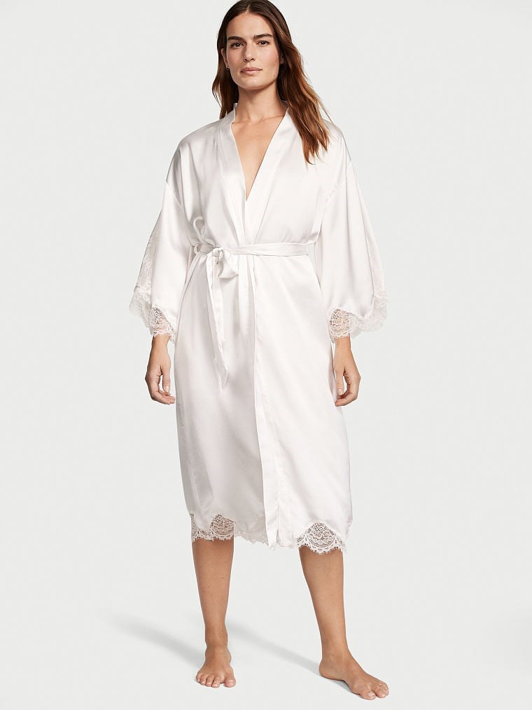 Dantel Motifli Kimono arka görünümü