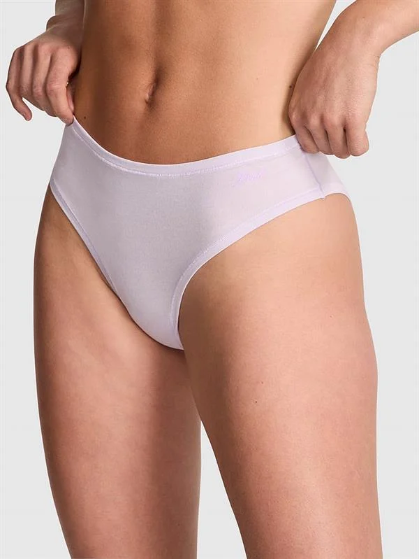 Pink Pamuklu Cheeky Kulot ön görünüm