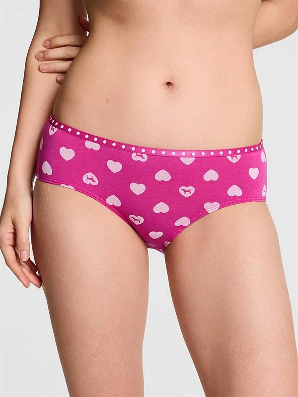 Pink Logolu Hiphugger Kulot ön görünüm