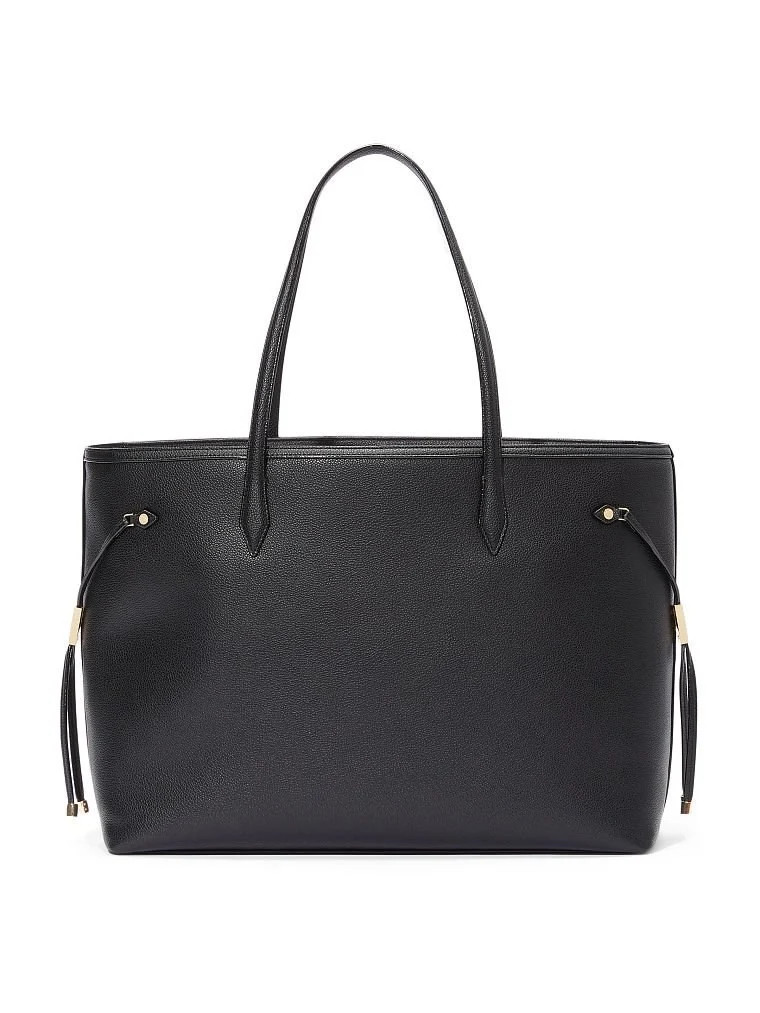The Victoria Noir Patchwork El Çantası VS26526291 arka görünüm