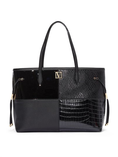The Victoria Noir Patchwork El Çantası VS26526291
