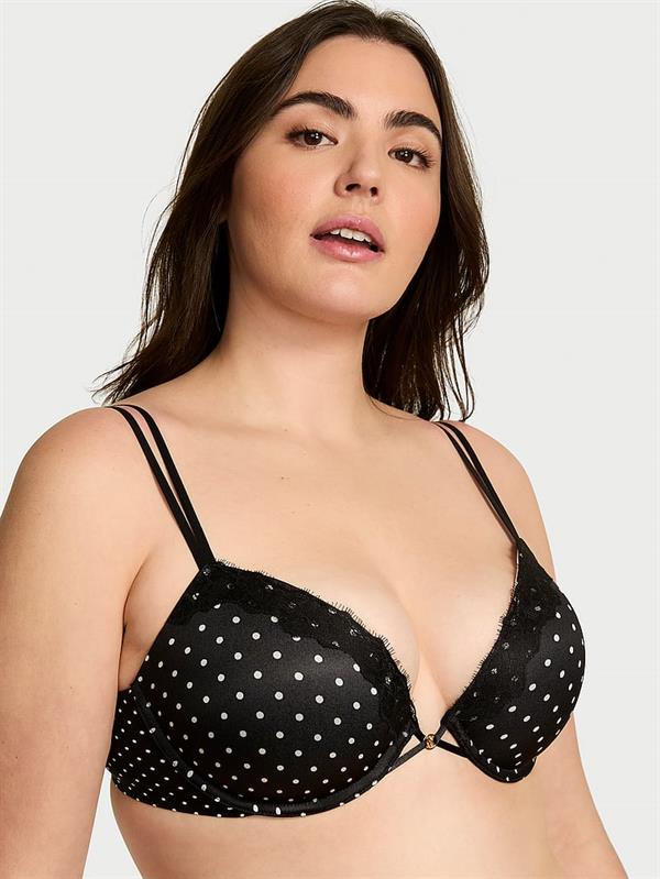 Puruzsuz Dantelli Push Up Sütyen