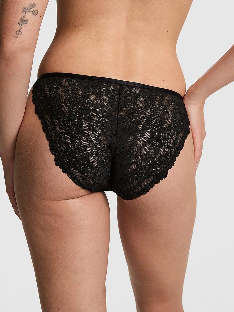 Pink Dantelli Bikini Kulotu arka görünüm